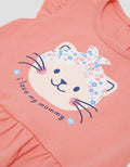 Pipiniko Top-Bottom Set Cat Bandana