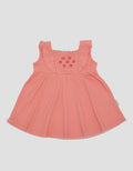 Pipiniko Short Sleeve Midi Dress Knit Smock