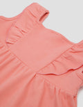Pipiniko Short Sleeve Midi Dress Knit Smock