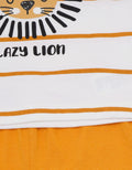 Pipiniko Top-Bottom Set Daily Lazy Lion