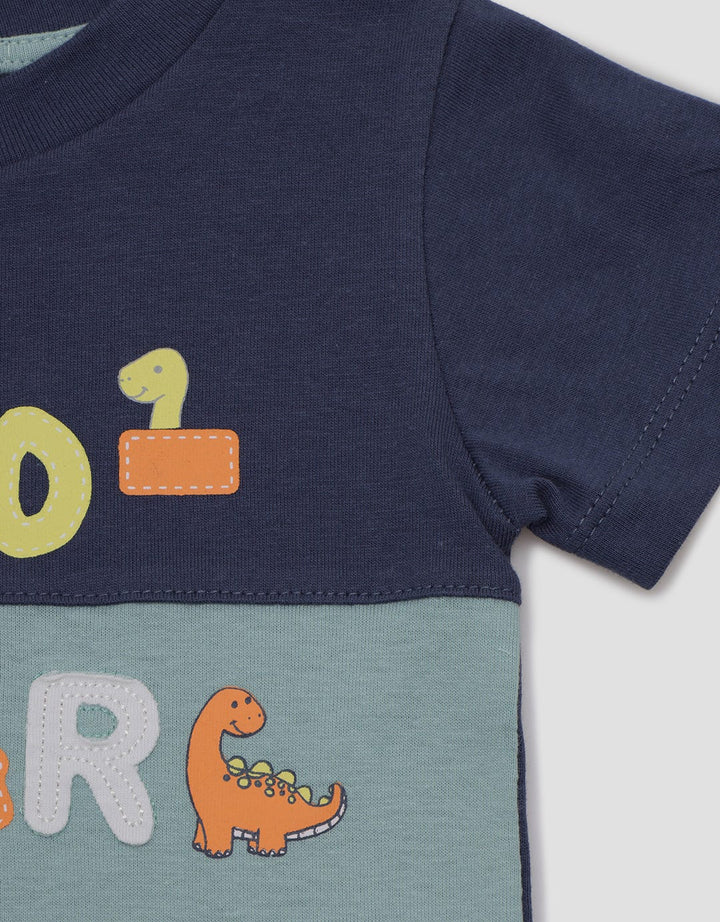 Pipiniko Dino Roar Kaos Anak Laki-laki