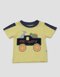 Pipiniko Dino Truckin Kaos Anak Laki-laki