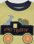 Pipiniko Dino Truckin Kaos Anak Laki-laki