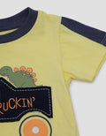 Pipiniko Dino Truckin Kaos Anak Laki-laki