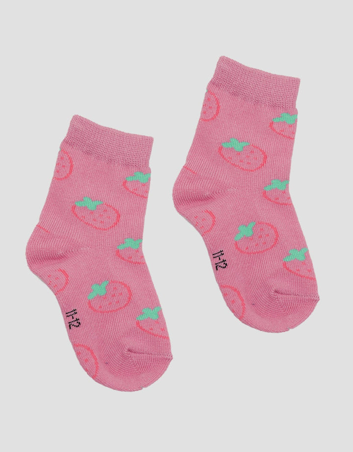 Pipiniko Socks Strawberry Print Series