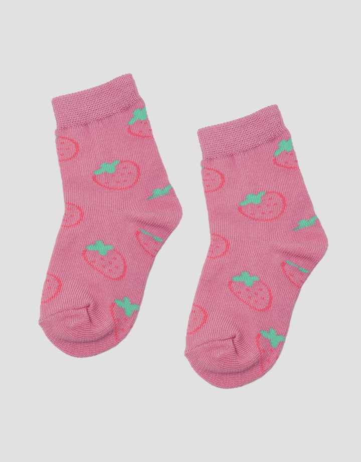 Pipiniko Socks Strawberry Print Series