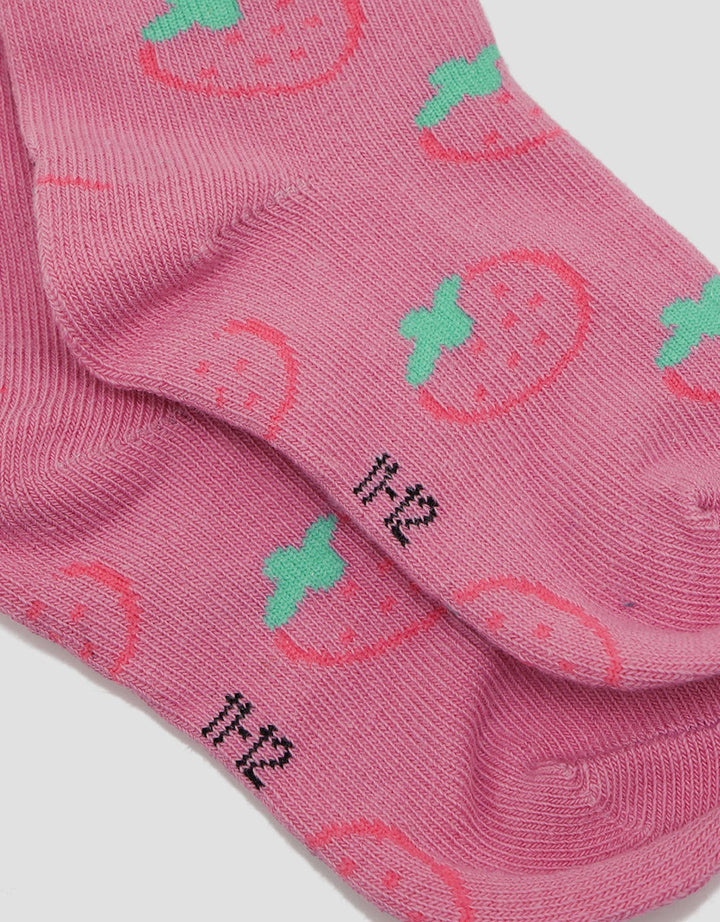 Pipiniko Socks Strawberry Print Series