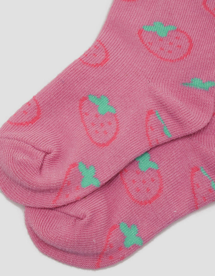 Pipiniko Socks Strawberry Print Series