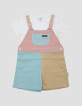 Pipiniko Overall Short Twill Multicolor