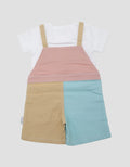 Pipiniko Overall Short Twill Multicolor