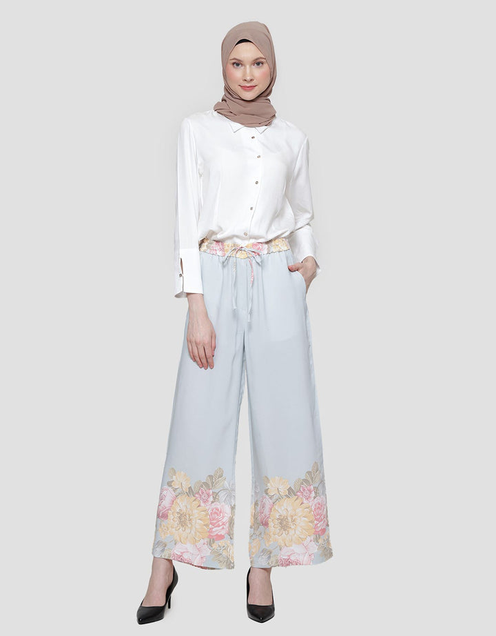 Cardinal Femme Floral Style Pallazo Celana Wanita