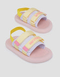 Little M Color Style Slipper Sandals for Girls