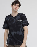 T Zone Short Sleeve T-Shirt Brush Pattern 1