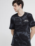 T Zone Short Sleeve T-Shirt Brush Pattern 1