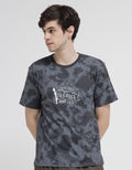 T Zone Short Sleeve T-Shirt Brush Pattern 2