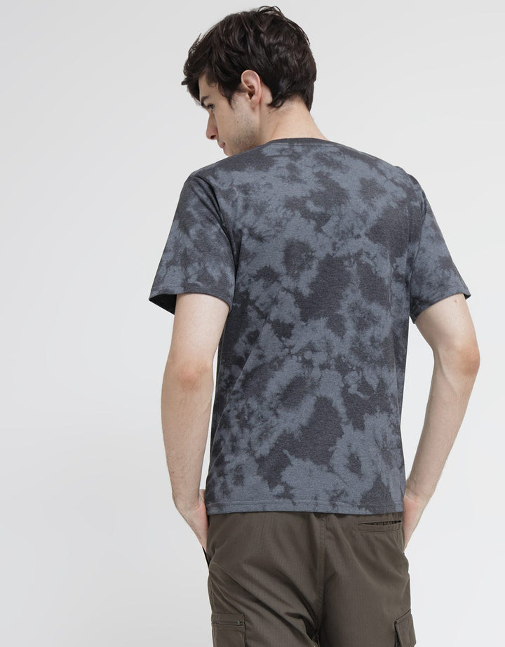 T Zone Short Sleeve T-Shirt Brush Pattern 2