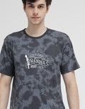 T Zone Short Sleeve T-Shirt Brush Pattern 2