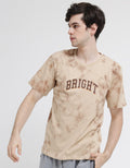 T Zone Short Sleeve T-Shirt Fullprint Theme Brush Pattern