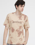T Zone Short Sleeve T-Shirt Theme Brush Pattern