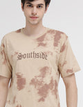 T Zone Short Sleeve T-Shirt Theme Brush Pattern