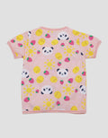 Pipiniko Strawberry Panda Kaus Bayi Perempuan