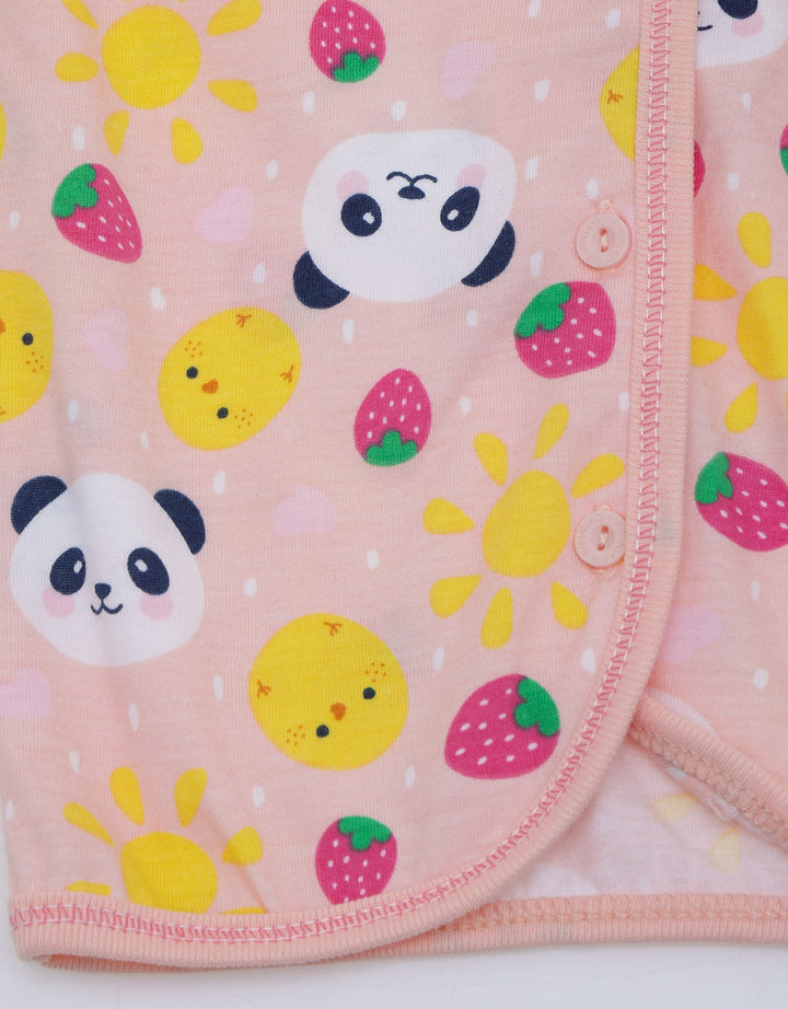 Pipiniko Strawberry Panda Kaus Bayi Perempuan