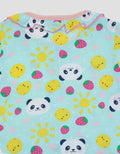 Pipiniko Pyjama Girls Full Print Panda Strawberry 5