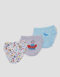 Kidz Too Brief Pack Of 3 Underwear Sea