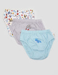 Kidz Too Brief Pack Of 3 Underwear Sea