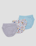 Kidz Too Brief Pack Of 3 Underwear Sea