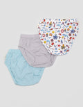 Kidz Too Brief Pack Of 3 Underwear Sea