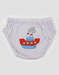 Kidz Too Brief Pack Of 3 Underwear Sea