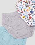 Kidz Too Brief Pack Of 3 Underwear Sea
