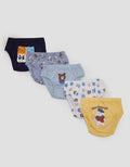 Kidz Too Brief Pack Of 5 Underwear Boys Bear
