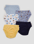 Kidz Too Brief Pack Of 5 Underwear Boys Bear