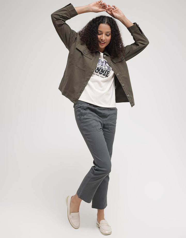 Nevada Jacket Solid Woven Basic