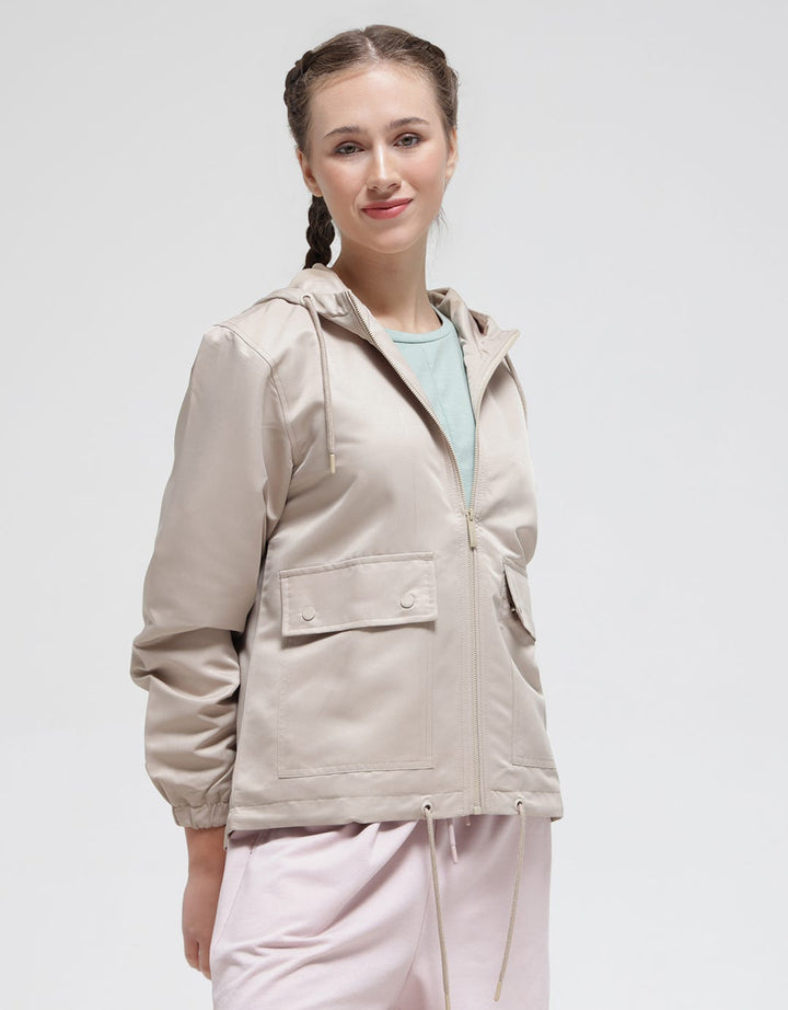 Nevada Jacket Solid Hoodie Zipper And Pocket