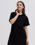 Nevada Jersey Step By Step Midi Dress Wanita