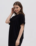 Nevada Jersey Step By Step Midi Dress Wanita