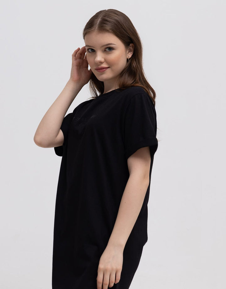 Nevada Jersey Step By Step Midi Dress Wanita