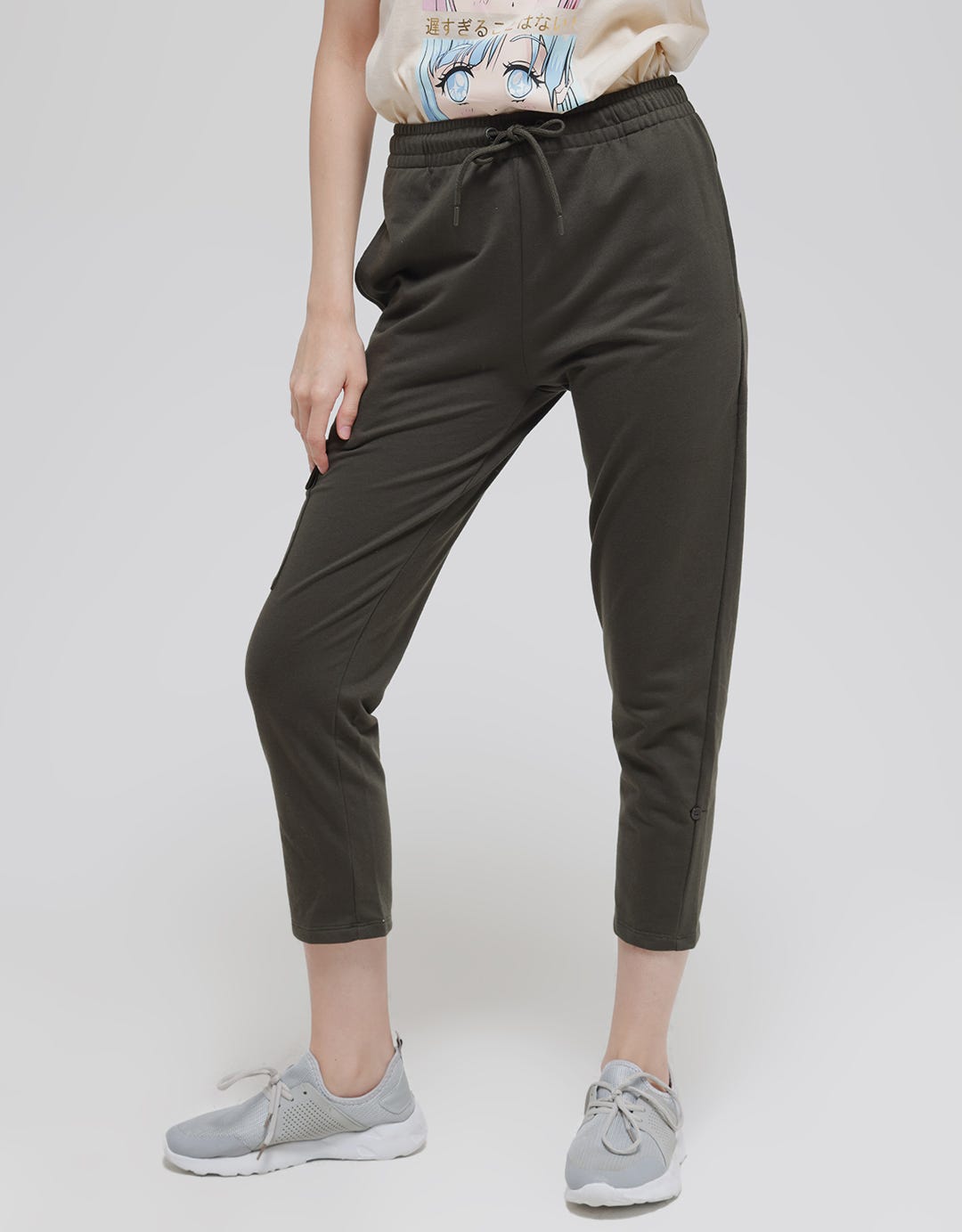 Nevada Long Pants Terry Sld Cargo Roll Up
