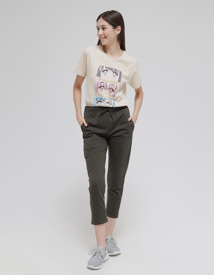 Nevada Long Pants Terry Sld Cargo Roll Up