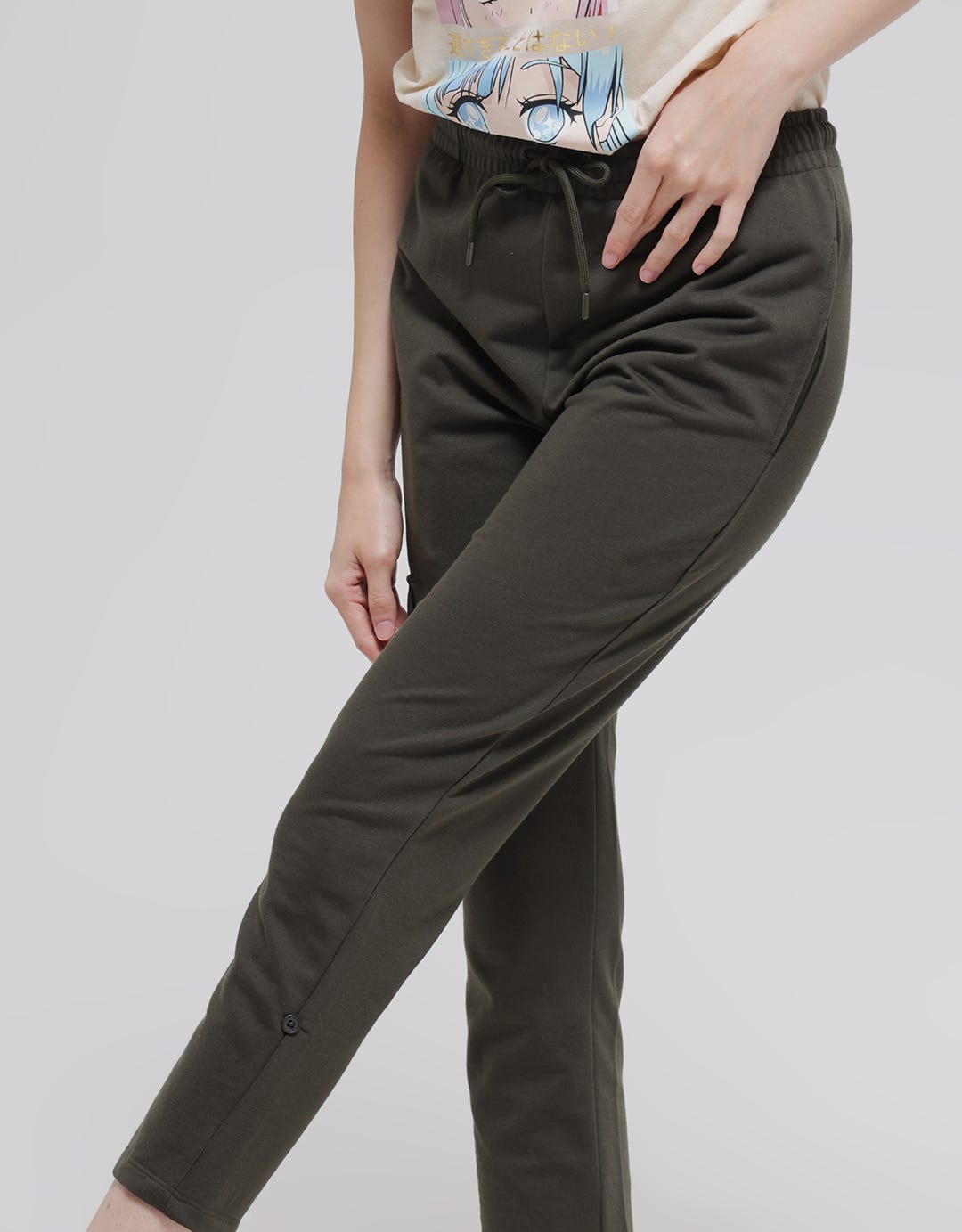 Nevada Long Pants Terry Sld Cargo Roll Up