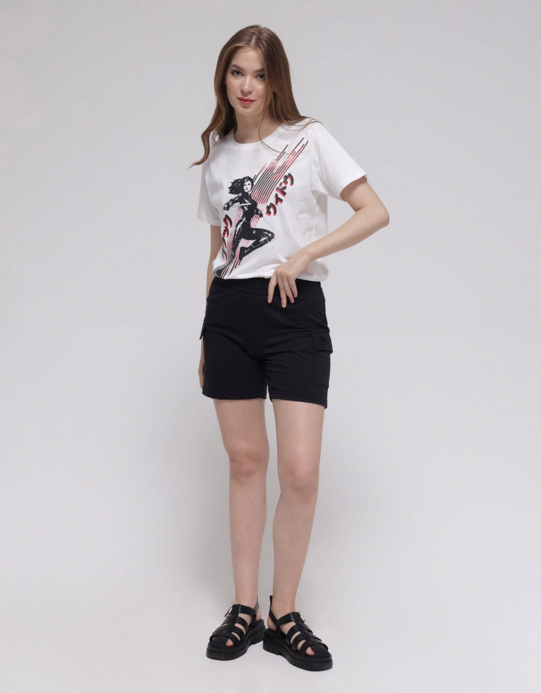 Nevada Solid Cargo Women's Shorts