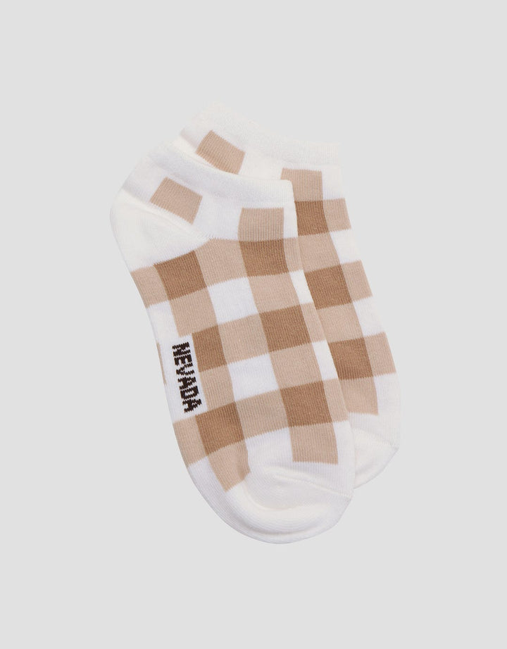 Nevada Checked Pattern Kaus Kaki Anak