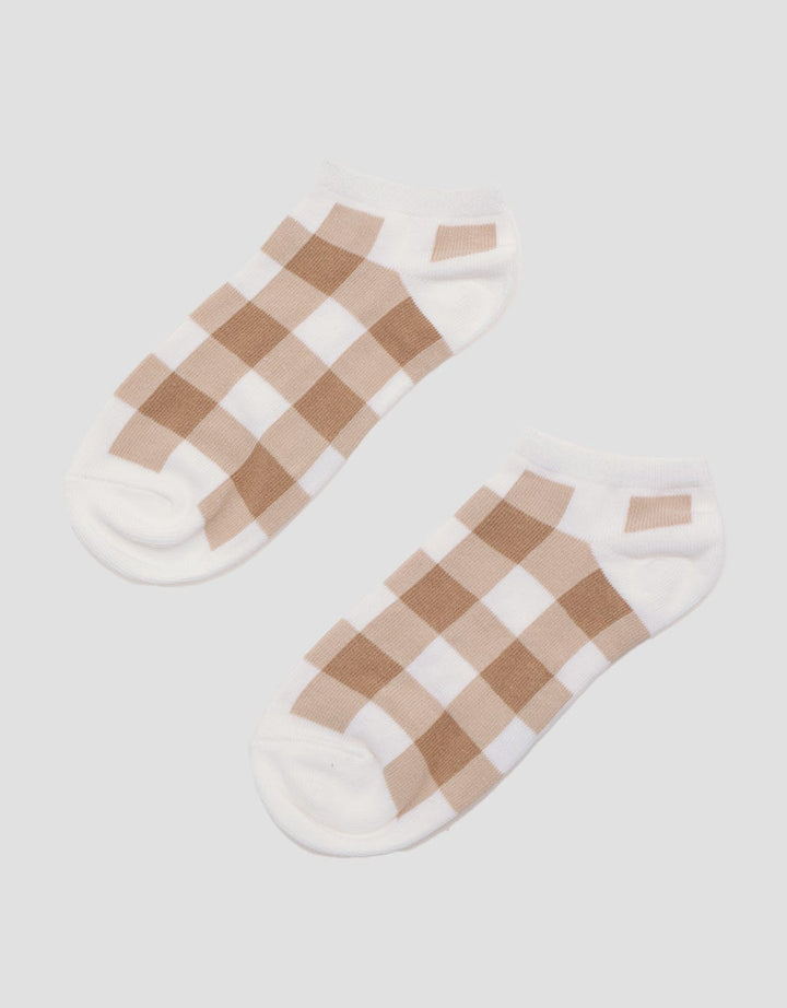 Nevada Checked Pattern Kaus Kaki Anak