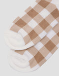 Nevada Checked Pattern Kaus Kaki Anak