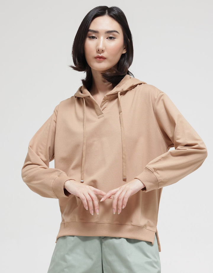 Nevada Sweatshirt Solid V Neck