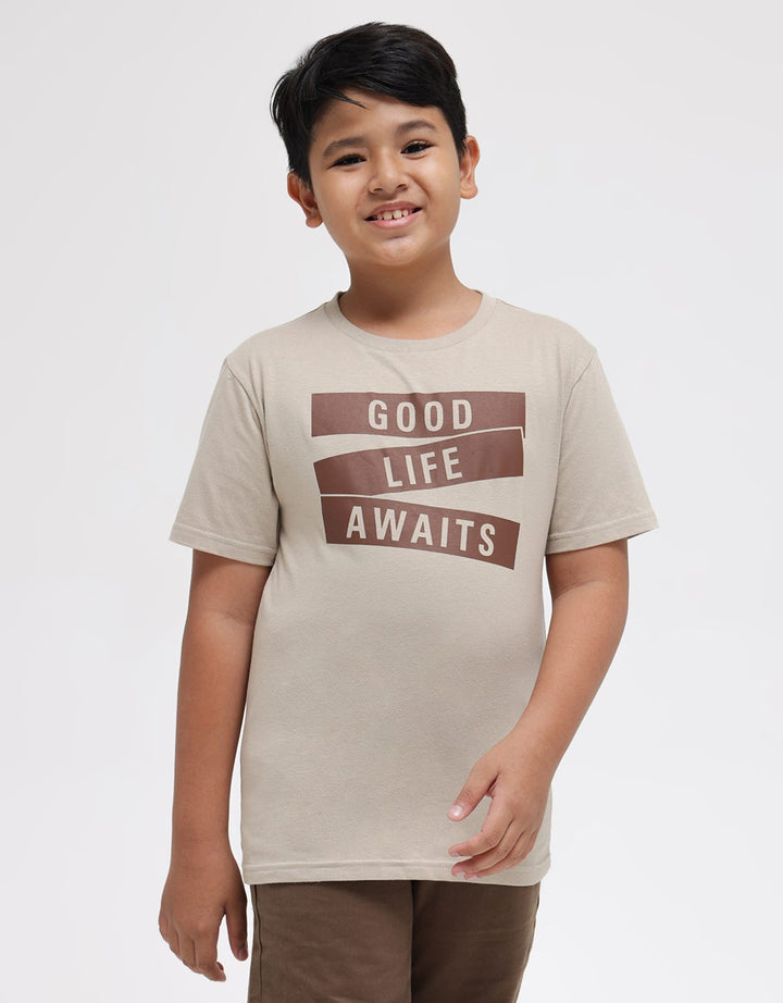 Nevada Printed Sand Boys T-Shirt