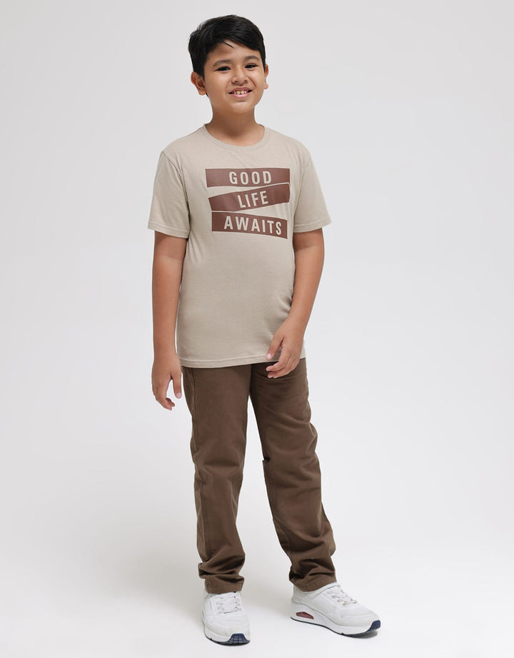 Nevada Printed Sand Boys T-Shirt